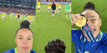 Polémica tras la final: Jugadora brasileña se burla de Colombia y desata indignación