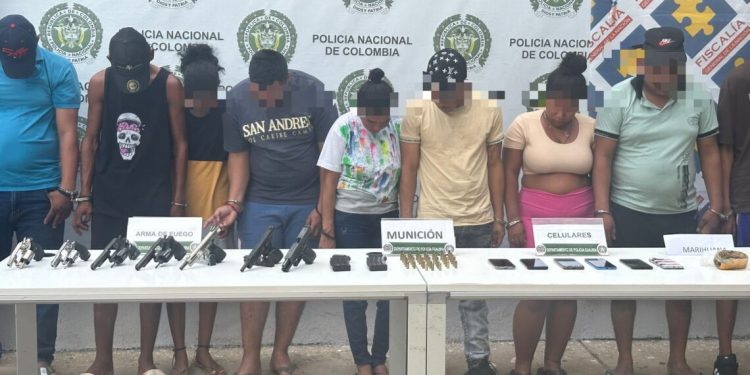 Capturan a 13 presuntos integrantes del Clan del Golfo en Riohacha, La Guajira