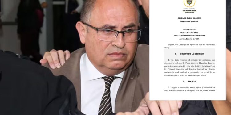 Corte Suprema confirma condena contra exfiscal que intentó cerrar investigación a exgobernadores y parapolítico en Sucre