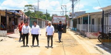 Arrancan obras de reposición vial en el sur de Malambo