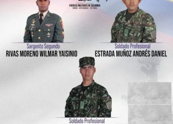 Tres soldados muertos en ataque con drones explosivos en el río Naya