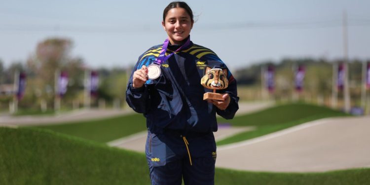 Sharid Fayad, orgullo barranquillero con bronce en el BMX Panamericano Junior