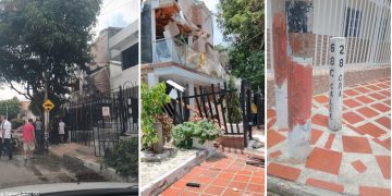Un obrero muere tras caerle encima parte de una fachada de casa del barrio Olaya en Barranquilla