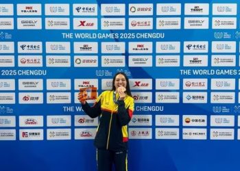 Colombia brilla bajo el agua en Chengdú