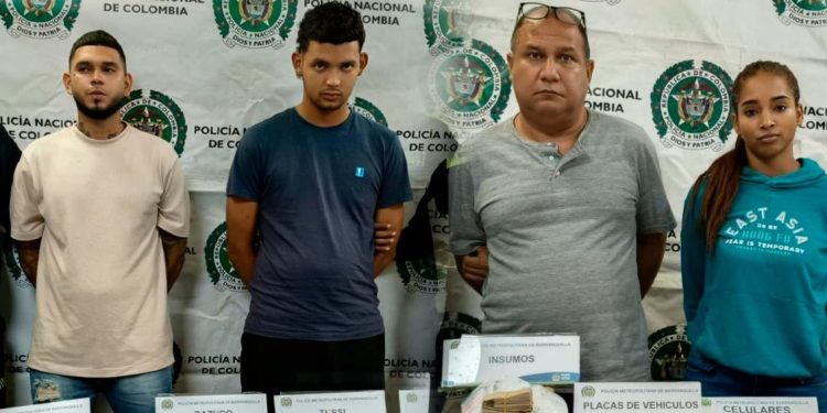 Golpe al narcotráfico en el norte de Barranquilla: Capturan a cuatro por distribuir marihuana y drogas sintéticas a domicilio y en fiestas