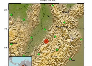 Temblor madrugador sacudió a Santa Helena del Opón y se sintió en varios departamentos