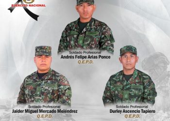 Tres soldados fueron asesinados en emboscada del ELN en Chita, Boyacá
