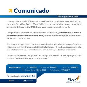 Emergencia en el aire: pasajero estadounidense fallece tras aterrizaje forzoso en Barranquilla 1 GzSUIpAXkAAO9ZU