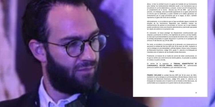 Tribunal anula nombramiento de Alfredo Molano como cónsul en México