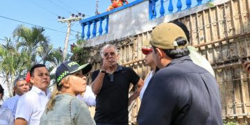El atrio de la iglesia de Usiacurí, corazón de las fiestas patronales