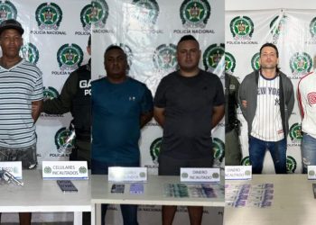 Gaula captura a cinco extorsionistas que amenazaban comercios en Barranquilla y Soledad