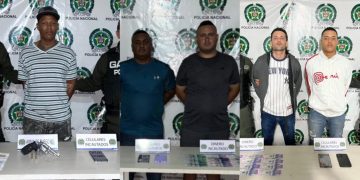 Gaula captura a cinco extorsionistas que amenazaban comercios en Barranquilla y Soledad