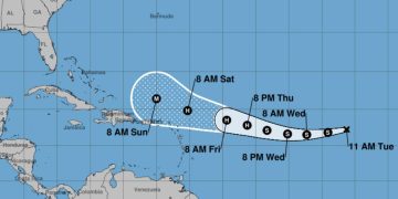 Tormenta tropical Erin podría convertirse en el primer huracán de la temporada en el Atlántico