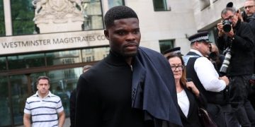 Thomas Partey queda en libertad bajo fianza tras enfrentar cargos por violación y agresión sexual
