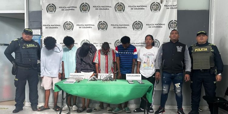 Golpe certero a “Los Costeños”: capturan a siete presuntos delincuentes en operativo en La Gloria