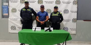 Capturan a hombre en el barrio 7 de Abril por porte ilegal de arma de fuego