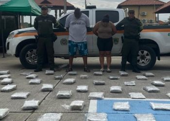 Caen dos personas con 45 kilos de marihuana en la Vía al Mar