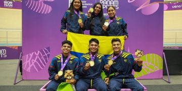 Colombia alcanza 9 oros y ahora es cuarto en Asunción 2025