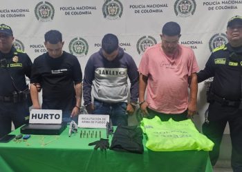 Capturan a cuatro presuntos delincuentes en el barrio El Poblado