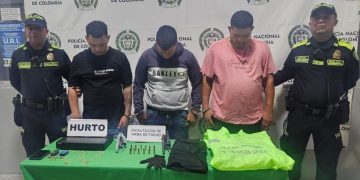 Capturan a cuatro presuntos delincuentes en el barrio El Poblado