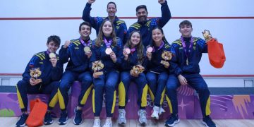 Gran cierre del squash colombiano en Asunción 2025