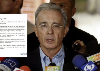 Álvaro Uribe acusa a Gustavo Petro de instigar con su discurso el asesinato del senador Miguel Uribe Turbay