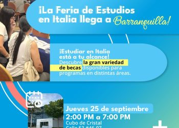 Gobernación del Atlántico y Cámara de Comercio Italiana entregarán becas de hasta el 100 % en feria universitaria