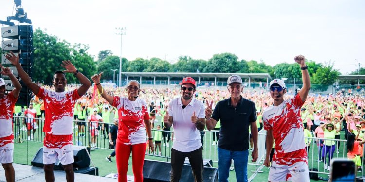 Lleno total en el gran encuentro departamental “Por tu salud, muévete; Atlántico se cuida”