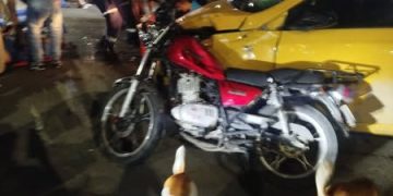 Aparatoso accidente de tránsito en la Cordialidad con carrera 19 en Barranquilla