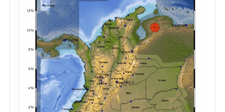 Sismos con epicentro en Venezuela sacuden el Caribe colombiano; no hay amenaza de tsunami