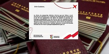 Suspenden temporalmente trámites de pasaportes en el Atlántico por fallas en el sistema nacional
