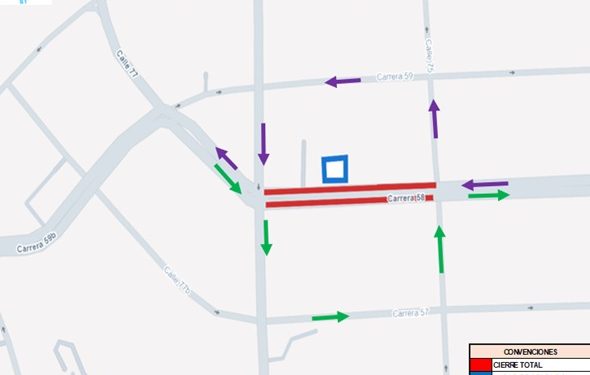 Atentos a los cierres viales de hoy por grabaciones en la ciudad