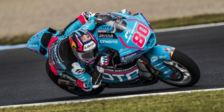 David Alonso ya disputa el Gran Premio de Japón de Moto2