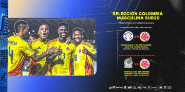 Amistosos internacionales: la Selección Colombia Masculina Sub20 competirá ante Paraguay y México, previo a la Copa Mundial de la FIFA Chile 2025