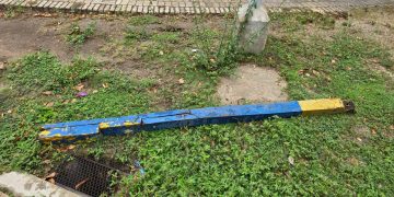 En tinieblas dejron al parque 11 de Noviembre: Desaparecen 22 luminarias y 18 reflectores