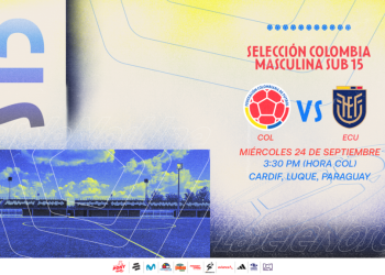 ¡Hoy juega Colombia! Selección Sub-15 debuta en la CONMEBOL Liga Evolución 2025