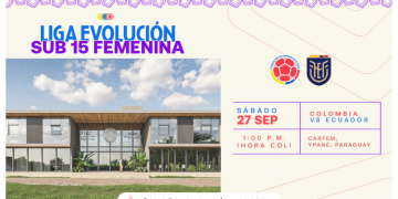 ¡Hoy juega Colombia! La Sub-15 Femenina va por su segundo triunfo en la CONMEBOL Liga Evolución 2025