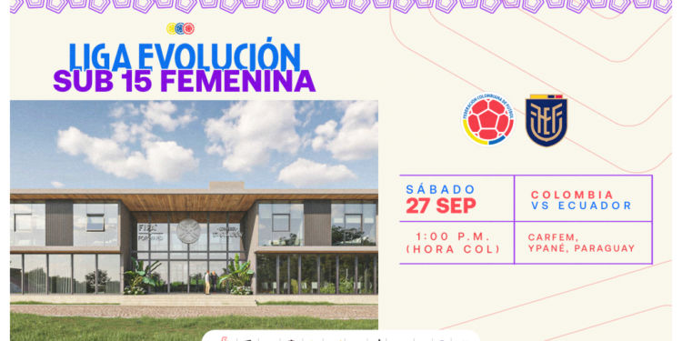 ¡Hoy juega Colombia! La Sub-15 Femenina va por su segundo triunfo en la CONMEBOL Liga Evolución 2025