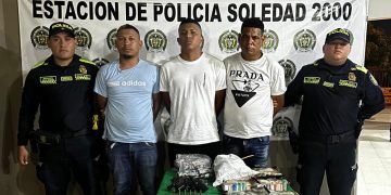 Capturados en Soledad a tres hombres tras un robo en un supermercado