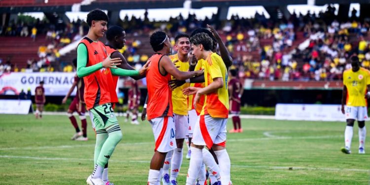 Colombia Sub-17 venció a Venezuela 2-1 en Cúcuta