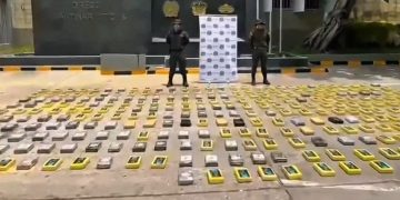 Incautan 299 kilos de cocaína camuflados en cargamento de banano en Cartagena