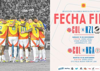 La Selección Colombia confirmó los amistosos para la fecha FIFA de noviembre