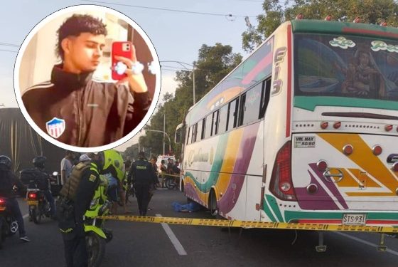 Identificado joven arrollado por bus intermunicipal en Galapa