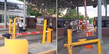 Con “Plan Avispa”, comunidad levanta talanqueras del peaje de Sabanagrande en nueva jornada de protesta