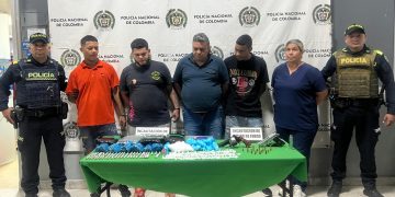Caen cinco personas por tráfico de armas y drogas en Barranquilla