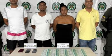 Cuatro capturados en el norte de Barranquilla por extorsión