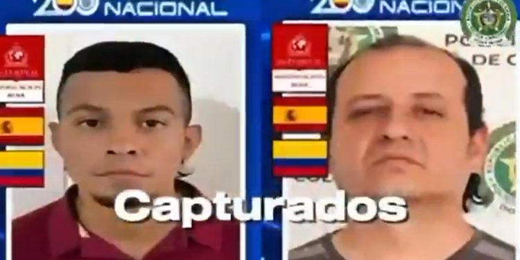 Colombia asesta duro golpe al narcotráfico internacional: capturados dos fugitivos solicitados por España