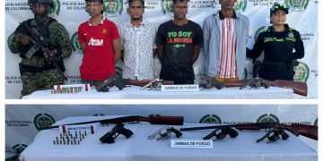 Capturados cuatro presuntos integrantes del ‘Clan del Golfo’ en Palermo, Magdalena