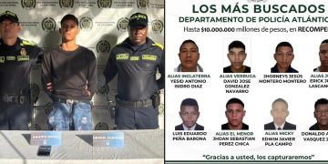 Capturan a uno de los más buscados en el Atlántico por homicidio, alias “El Menor”