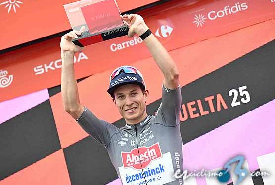 Philipsen firma su tercera victoria en la Vuelta